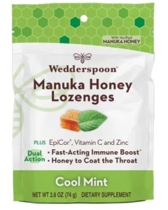 Wedderspoon Manuka Honey Lozenges Cool Mint - One