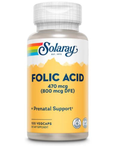 Folic Acid 800 mcg 100 caps