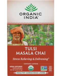 Organic India Tulsi Masala Chai Tea - Main