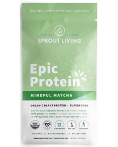 Sprout Living Epic Protein Mindful Matcha - Front view