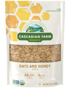 Cascadian Farm Oat & Honey Granola, 11 oz.