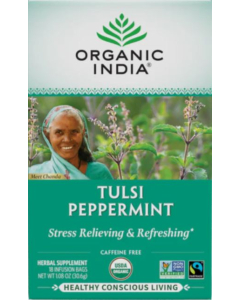 Organic India Tulsi Peppermint Tea - Main