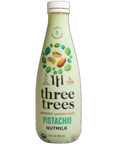 Three Trees Pistachio Nutmilk, 28 oz.