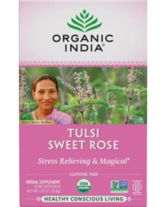 Organic India Tulsi Sweet Rose Tea - Main