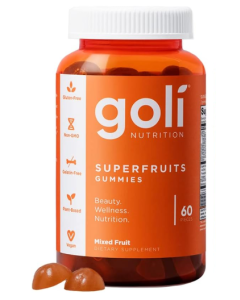 Goli Super Fruits Gummies, 60 Count