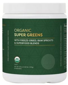 Global Healing Organic Supergreens Powder, 9.5 oz. 