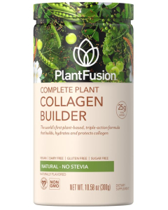 PlantFusion Complete Plant Collagen Builder, Natural - No Stevia, 10.58 oz.