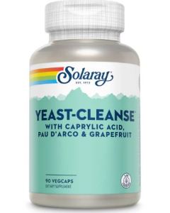 Solaray Yeast Cleanse, 90 Capsules