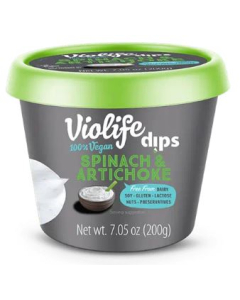 Violife dips Spinach Artichoke, 7.05 oz.