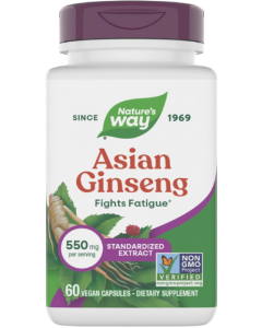 Nature's Way Asian Ginseng, 60 Caps
