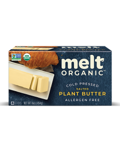 Melt Organic Cold Pressed Salted Plant Butter Sticks - Front view