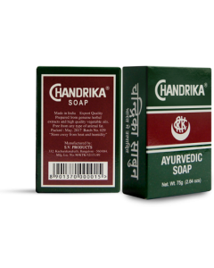 Chandrika Ayurvedic Soap, 2.64 oz.