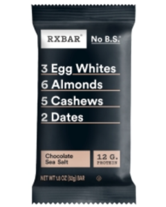 RX Bar Chocolate Sea Salt bar, 1.8 oz. 