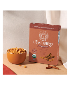 Lovebird Cinnamon O's Cereal, 7 oz.
