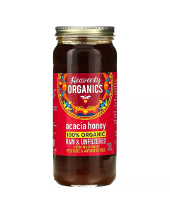 Heavenly Organics Acacia Honey - Front view