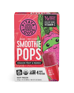 Pitaya Foods Organic Smoothie Pops Dragon Fruit & Mango - Front view