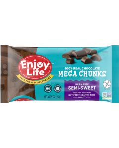 Enjoy Life Mega Chunks Semi-Sweet Chocolate - Front view