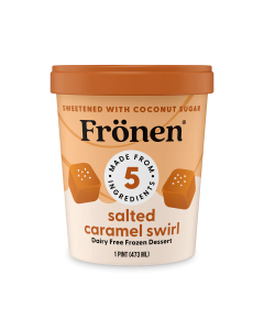 Fronen Salted Caramel Swirl Dairy-Free Frozen Dessert, 1 Pint