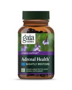 Gaia Adrenal Health Nightly Restore, 60 Capsules