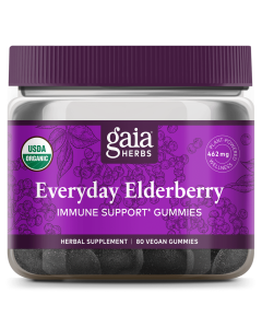 Gaia Herbs Everyday Elderberry Gummies