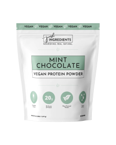 Just Ingredients Vegan Mint Chocolate Protein Powder - Front view