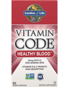 Garden Of Life Vitamin Code Healthy Blood, 60 Capsules