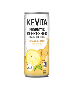 KeVita Sparkling Probiotic Drink Lemon Ginger - Front view