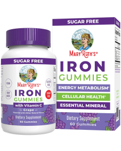 MaryRuth's Iron Gummies Grape - Front view