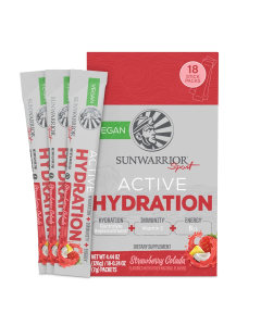 Sunwarrior Active Hydration Strawberry Colada - Front view