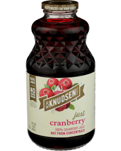 RW Knudsen Just Cranberry Juice, 32oz.