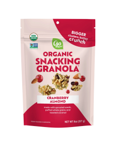 Go Raw Cranberry Almond Snacking Granola - Front view