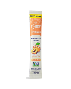 Enzymedica SubCulture Peach Bliss Probiotic Stick Packs - Front view