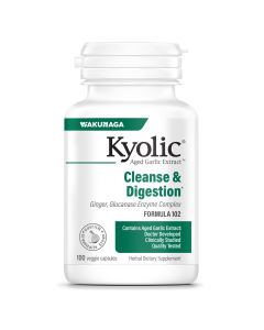Kyolic Formula 102 Aged Garlic with Enzymes - Front view