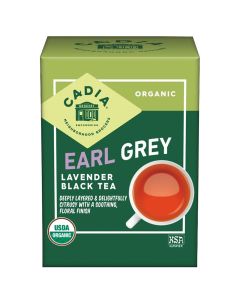 Cadia Organic Earl Grey Lavender Black Tea - Front view