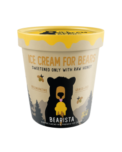 Ice Cream for Bears Coffee Cacao Nib Ice Cream - Front view