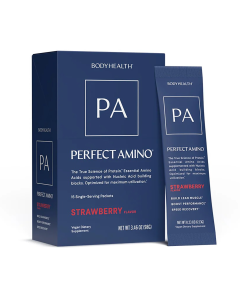 BodyHealth Perfect Amino Strawberry Packet - Front view