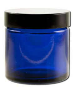 Sanctum Aromotherapy Empty Bottles Blue Cream Jar, 60 ml