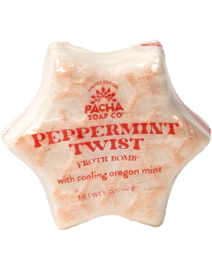 Pacha Candy Cane Lane Snowflake Froth Bomb - Front view