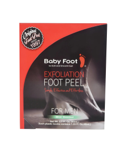 Baby Foot Exfoliation Foot Peel for Men - Mint Scented - Front view