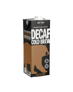 Wandering Bear Coffee Cold Brew Coffee Decaf Black - Front view