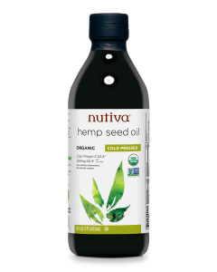 Nutiva Cold Pressed Organic Hemp Seed Oil,