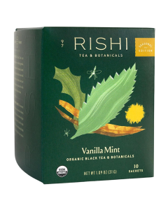 Rishi Tea Vanilla Mint - Front view