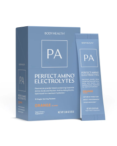 BodyHealth Perfect Amino Electrolytes Orange Packets - Front view