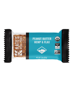 Kate's Real Food Peanut Butter Hemp Bar, 2.2 oz.