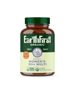 EarthFirst Organic Women's 50+ Multi Once Daily - Front view