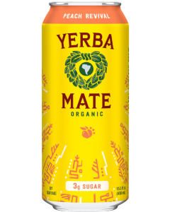 Yerba Madre Organic Peach Revival Yerba Mate, 15.5 oz.