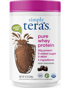 Simply Pure Whey Protein - Dark Chocolate, 12 oz.