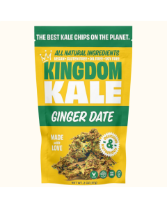 Kingdom Kale Ginger Date Kale Chips - Front view