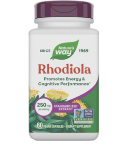 Nature's Way Rhodiola, 60 Vegan Capsules
