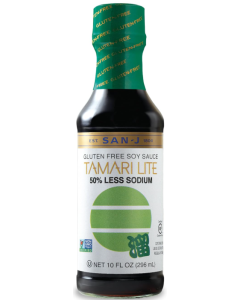 San-J Tamari Lite Soy Sauce, 50% Less Sodium, 10 fl. oz.